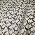 Vantage Gray Black Jacquard Brocade Fabric